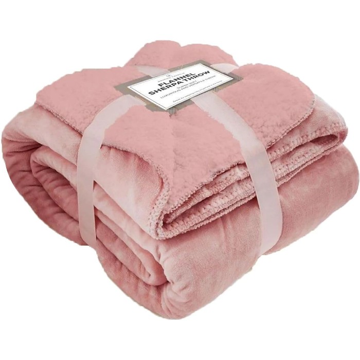 home-textiles/blankets-throws/flannel-sherpa-throw-200cm-x-240cm-blush-pink