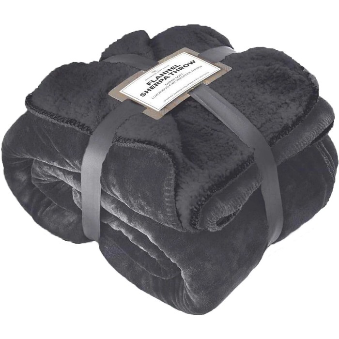 home-textiles/blankets-throws/flannel-sherpa-throw-200cm-x-240cm-charcoal