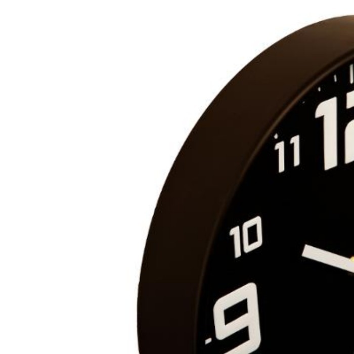 home-decor/clocks/atmosphera-black-plastic-clock-diameter-30cm