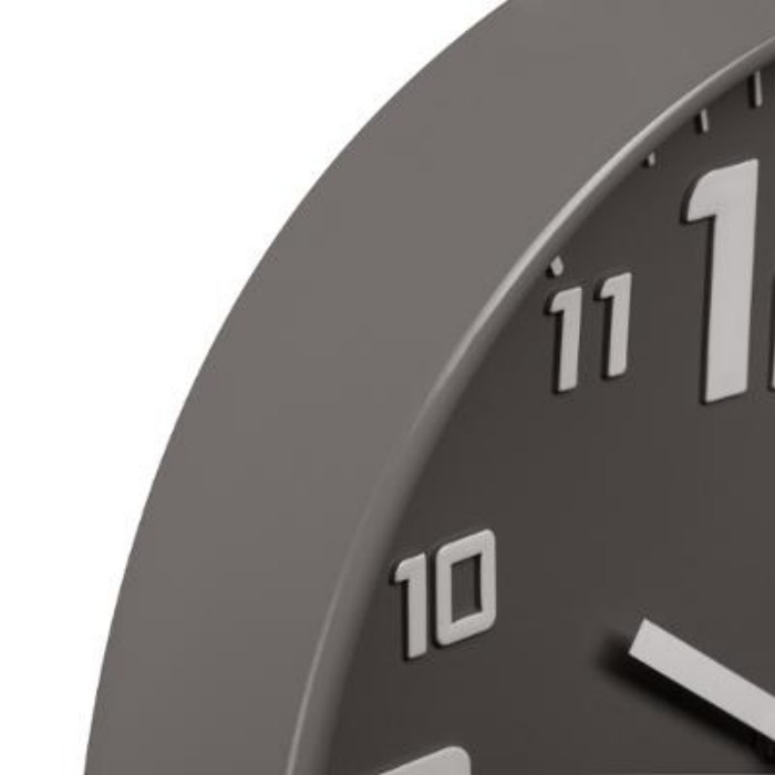 home-decor/clocks/atmosphera-grey-plastic-clock-diameter-30cm