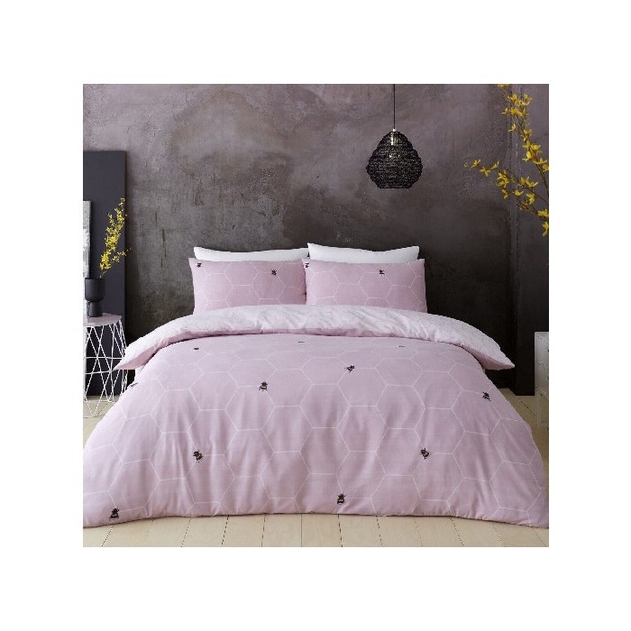 home-textiles/duvet-covers-sets/printed-duvet-set-bee-happy-king-blush-pink