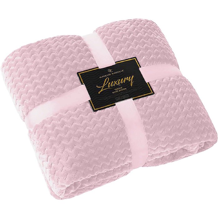home-textiles/blankets-throws/wave-throw-200cm-x-240cm-blush-pink