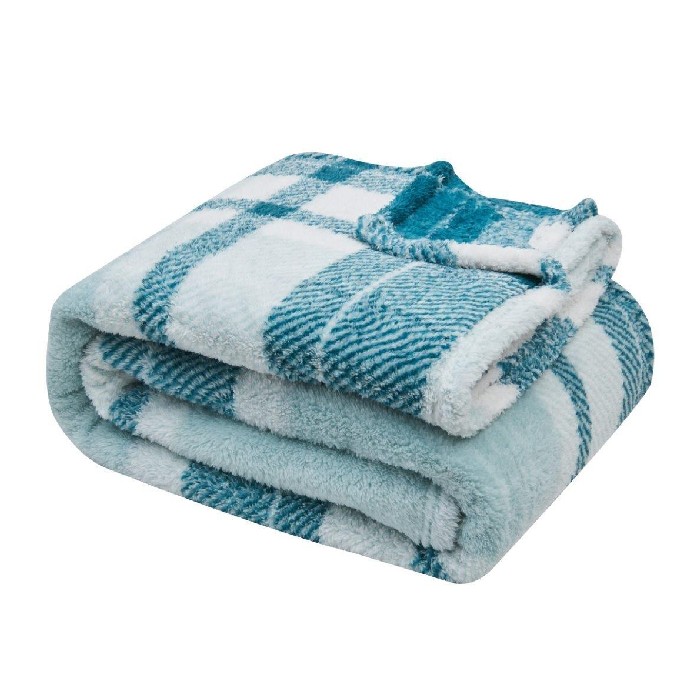 home-textiles/blankets-throws/teddy-throw-windsor-check-double-green
