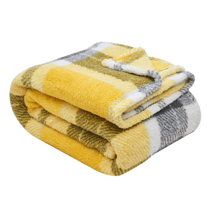 home-textiles/blankets-throws/teddy-throw-windsor-check-double-ochre