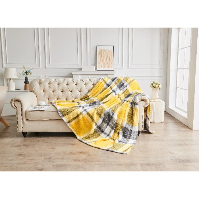 home-textiles/blankets-throws/teddy-throw-windsor-check-double-ochre