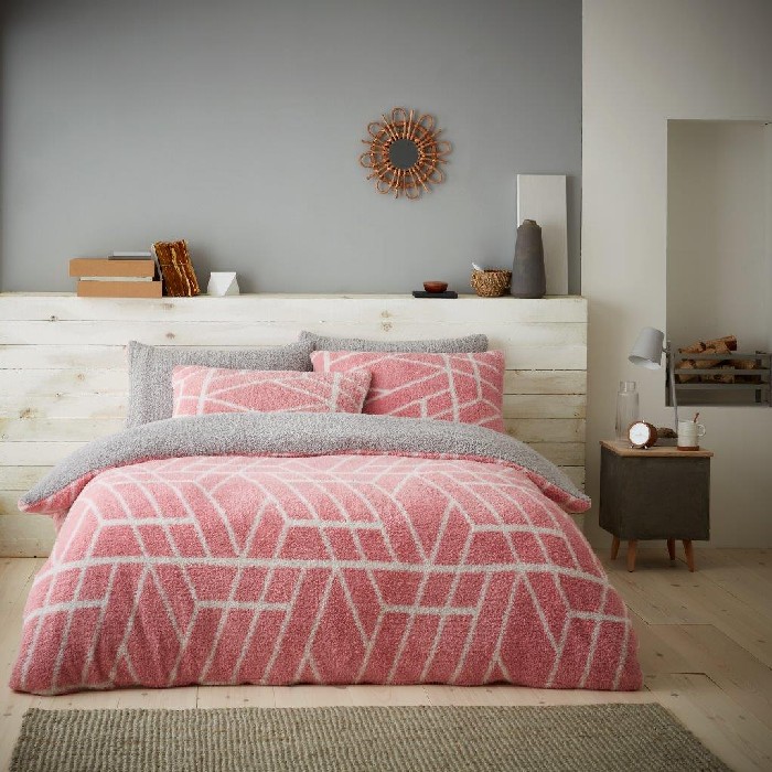 home-textiles/duvet-covers-sets/teddy-duvet-set-ely-geo-king-blush-pink
