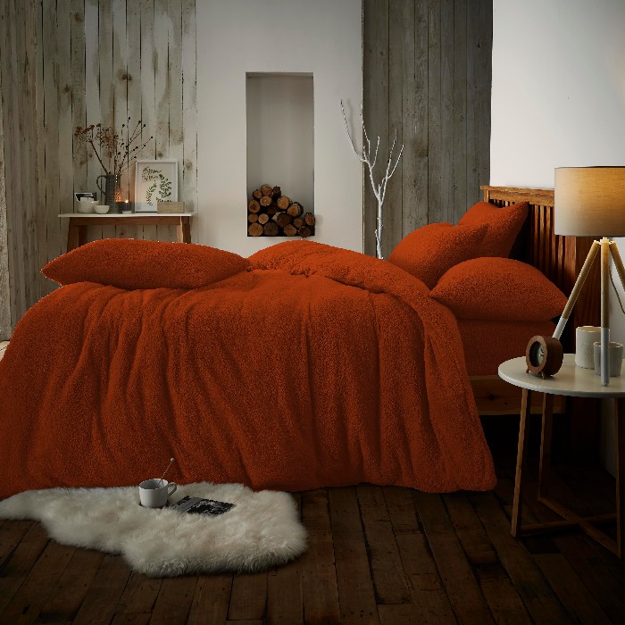 home-textiles/duvet-covers-sets/teddy-plain-duvet-set-single-burnt-orange
