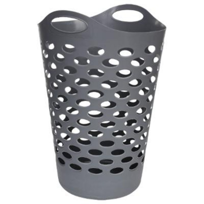 household-goods/laundry-ironing-accessories/clean-house-60l-flex-laundry-basket-grey