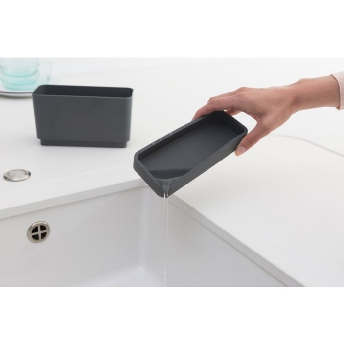 kitchenware/dish-drainers-accessories/brabantia-sinkside-sink-organiser-dark-grey