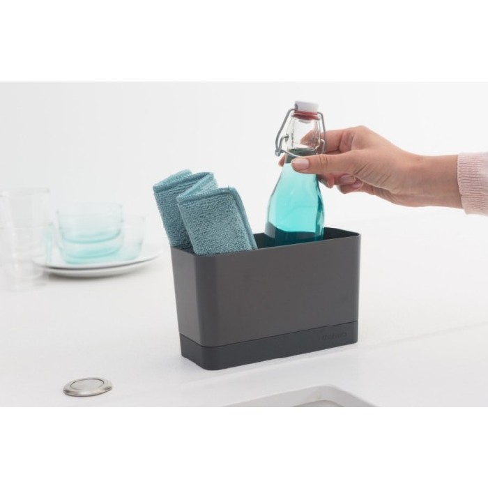 kitchenware/dish-drainers-accessories/brabantia-sinkside-sink-organiser-dark-grey