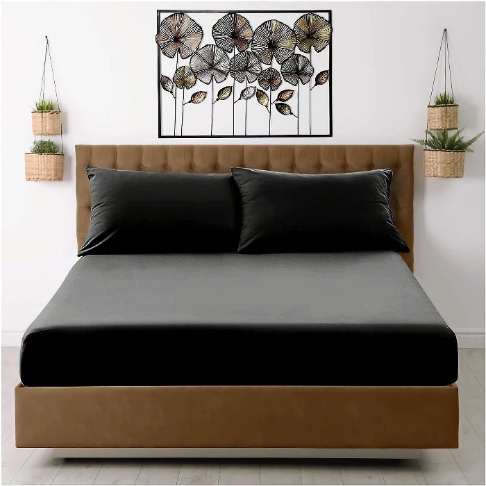 home-textiles/bed-sheets/super-dreamer-fitted-sheet-king-black
