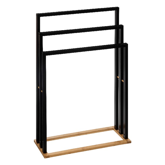bathrooms/towel-rails-hooks/5five-towel-dryer-bambou-black-natur