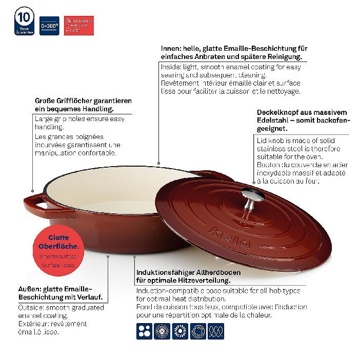 kitchenware/pots-lids-pans/kela-roasting-tray-round-calido