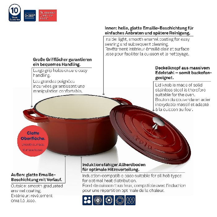 kitchenware/dishes-casseroles/kela-roasting-tray-round-calido-46l