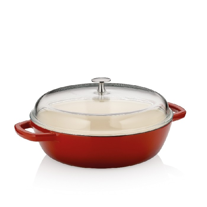 kitchenware/pots-lids-pans/kela-country-frying-pan-calido-red