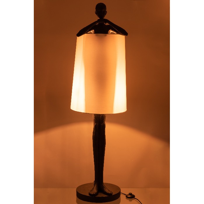 lighting/floor-lamps/lamp-man-polyresin-brownwhite