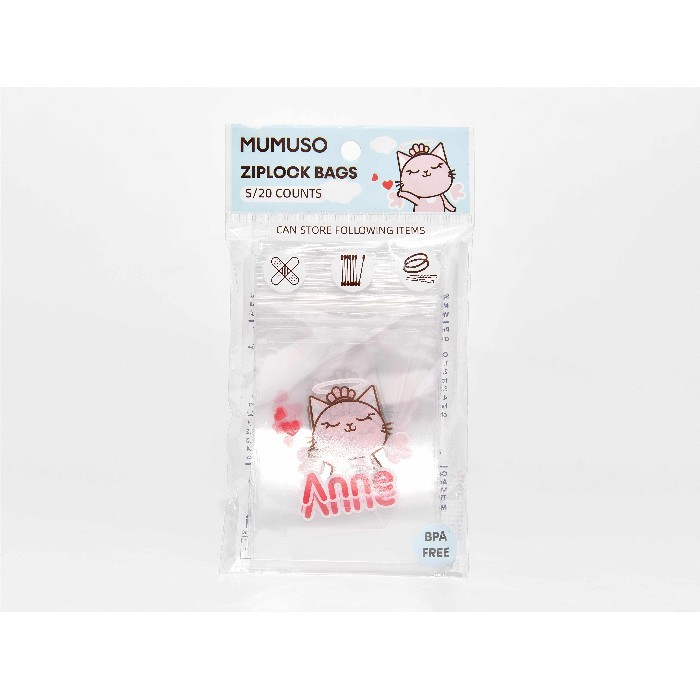 kitchenware/food-storage/mumuso-anne-ziplock-bags-s20-pcs