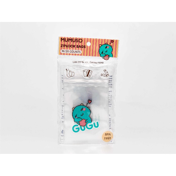 kitchenware/food-storage/mumuso-gugu-ziplock-bags-m20-pcs