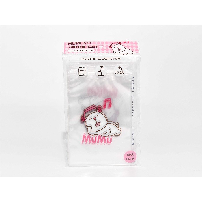 kitchenware/food-storage/mumuso-mumu-ziplock-bags-xl15-pcs