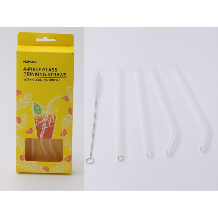 kitchenware/miscellaneous-kitchenware/mumuso-glass-drinking-straws-with-cleaning-brush
