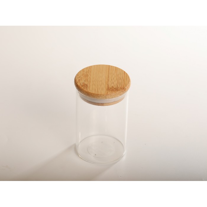 kitchenware/food-storage/mumuso-round-glass-storage-jar-290-ml