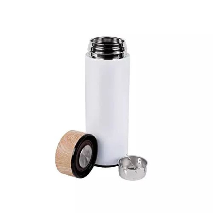 kitchenware/picnicware/axentia-double-wall-stainless-steel-flask-white