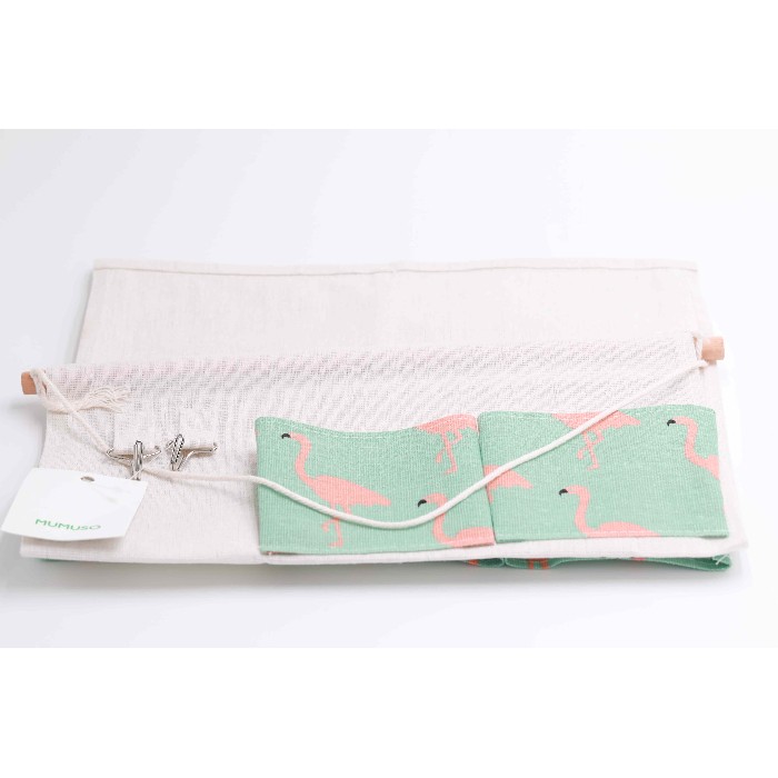 household-goods/storage-baskets-boxes/mumuso-7-pocket-hanging-storage-bag-flamingo