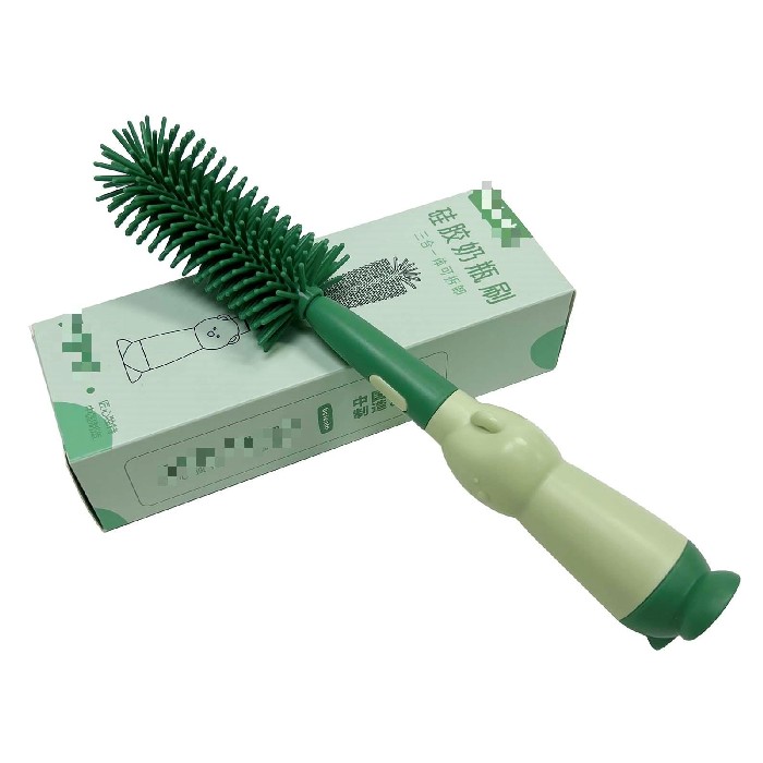 kitchenware/miscellaneous-kitchenware/mumuso-silicone-bottle-cleaning-brush-olive-green