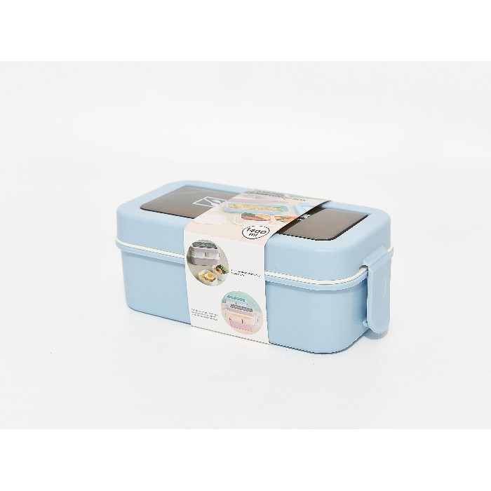 kitchenware/food-storage/mumuso-2-tier-lunch-box-blue1400-ml