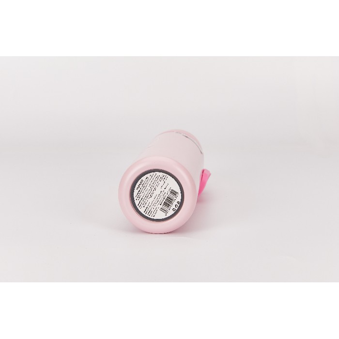 kitchenware/picnicware/mumuso-portable-insulated-water-bottle-with-small-cup-pink450-ml