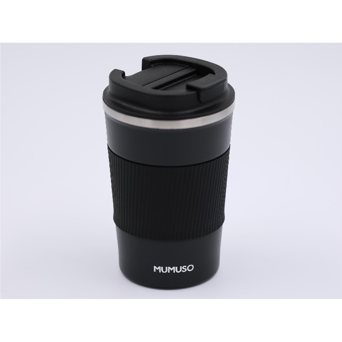kitchenware/picnicware/mumuso-portable-insulated-coffee-tumbler-black380-ml