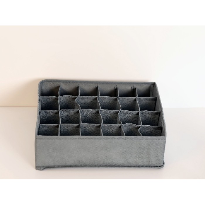 household-goods/clothes-wardrobe-storage/mumuso-foldable-socks-storage-organizer-24-compartments