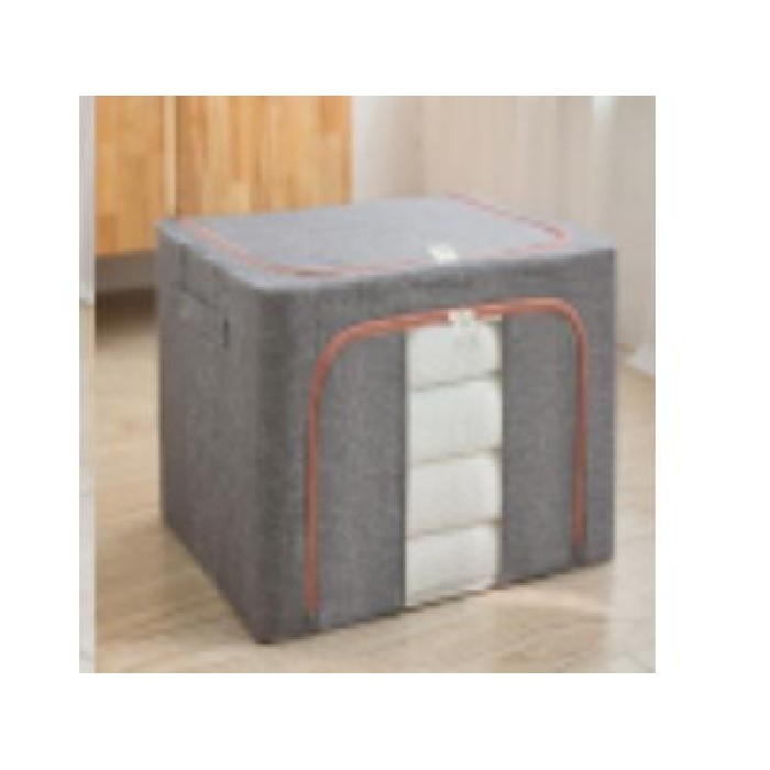 household-goods/clothes-wardrobe-storage/mumuso-storage-bin-with-clear-window-grey24l
