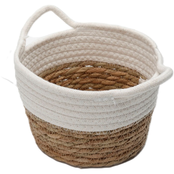 home-decor/deco/mumuso-round-woven-storage-basket-25l