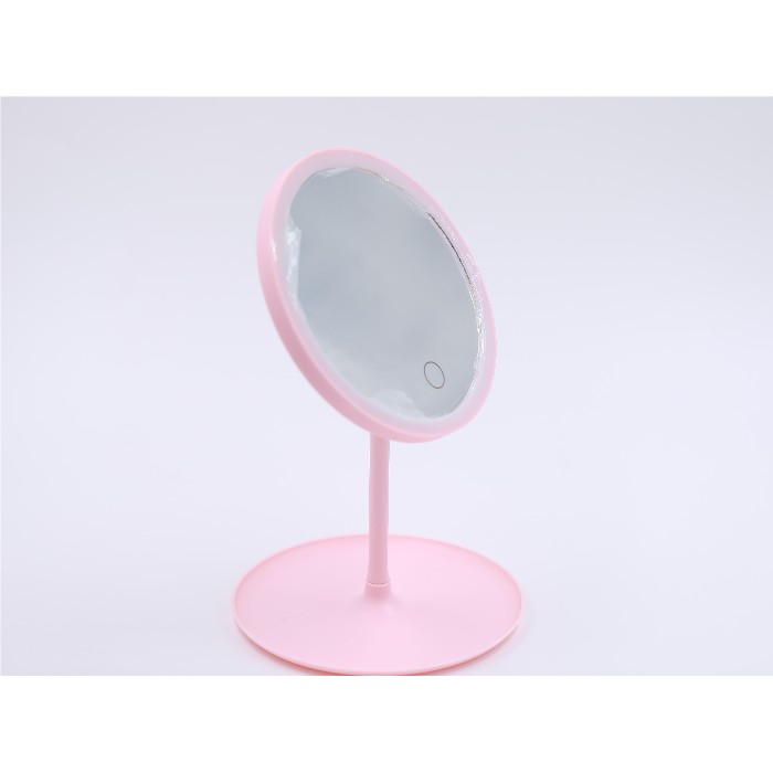 bathrooms/bathroom-mirrors/mumuso-round-makeup-mirror-with-led-light-pink