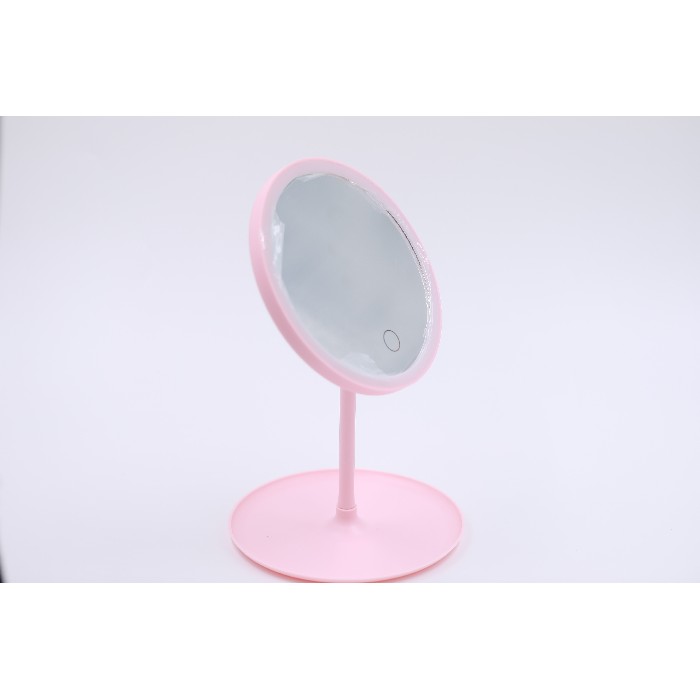 bathrooms/bathroom-mirrors/mumuso-round-makeup-mirror-with-led-light-pink