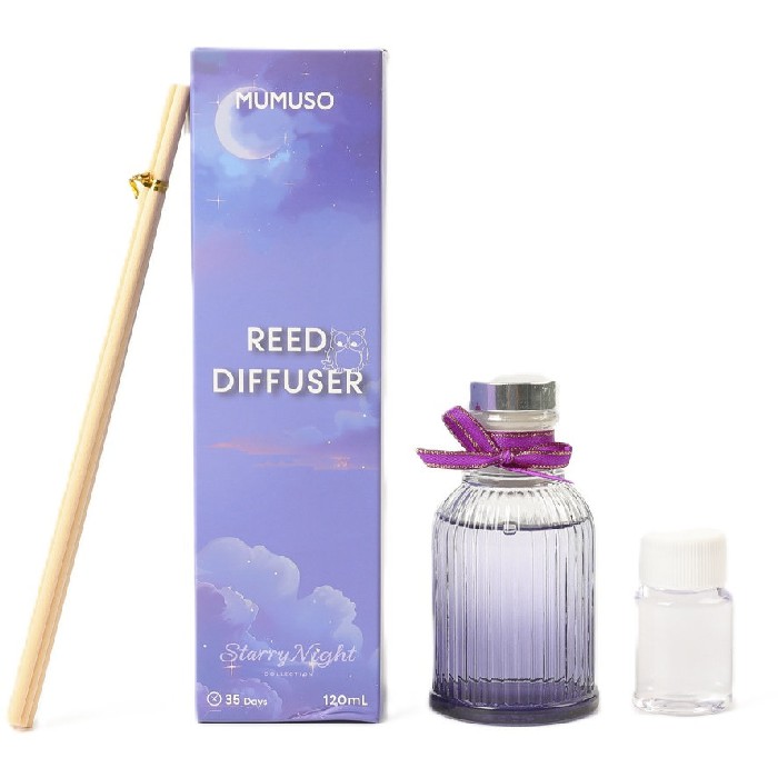 home-decor/candles-home-fragrance/mumuso-starry-night-reed-diffuser-120ml-purple