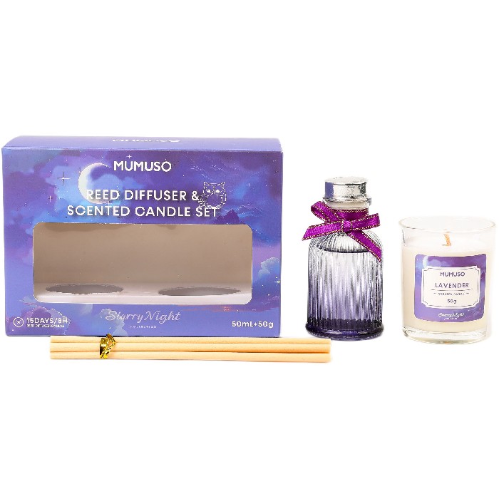 home-decor/candles-home-fragrance/mumuso-starry-night-reed-diffuser-and-candle-gift-set