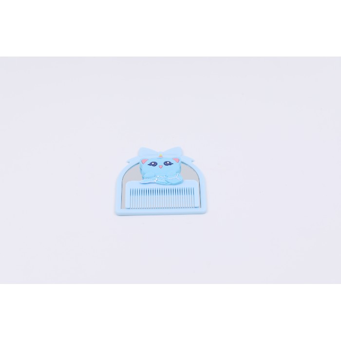 bathrooms/personal-beauty-clean/mumuso-portable-cartoon-mirror-hair-comb-set-blue