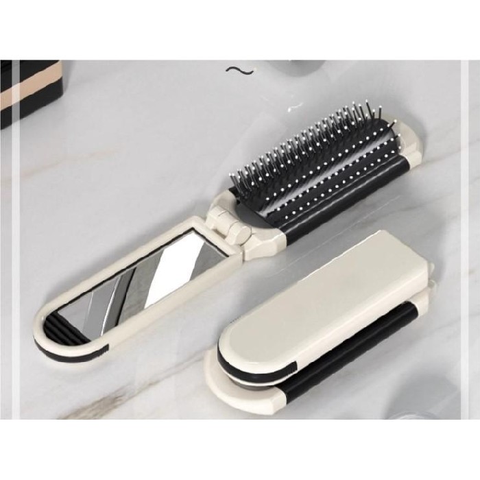 bathrooms/personal-beauty-clean/mumuso-portable-folding-hair-brush-with-mirror