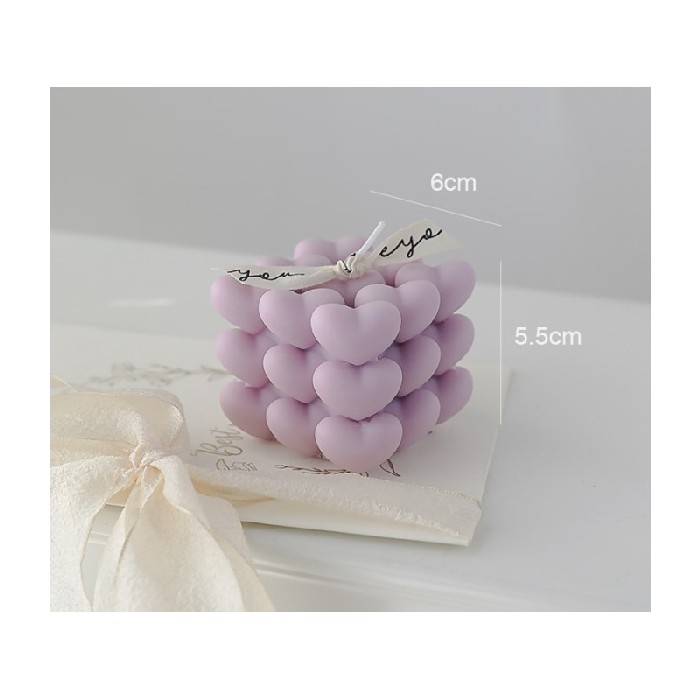 home-decor/candles-home-fragrance/mumuso-heart-shaped-cube-scented-candle-french-lavender