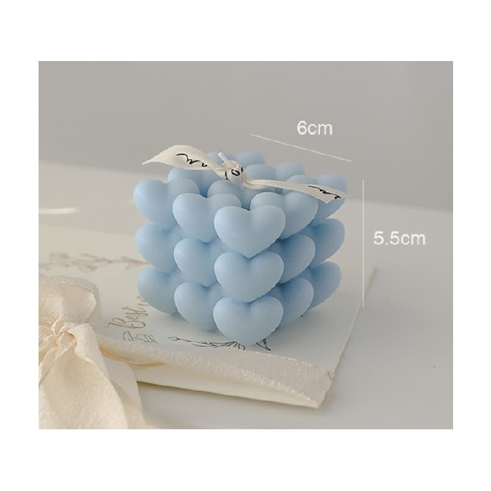 home-decor/candles-home-fragrance/mumuso-heart-shaped-cube-scented-candle-bluebell