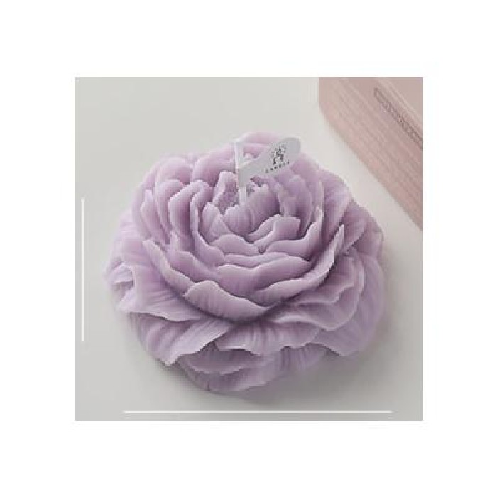 home-decor/candles-home-fragrance/mumuso-peony-flower-shaped-scented-candle-lavender