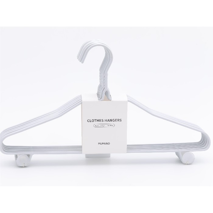 household-goods/clothes-hangers/mumuso-plastic-coating-clothes-hangers-with-hooks