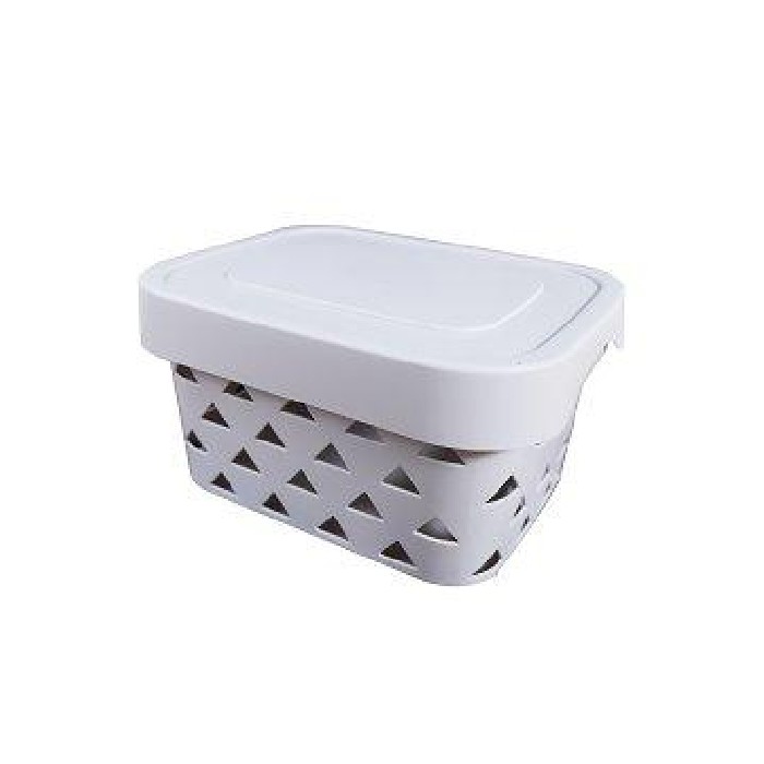 household-goods/clothes-wardrobe-storage/mumuso-hollow-out-storage-box-greym