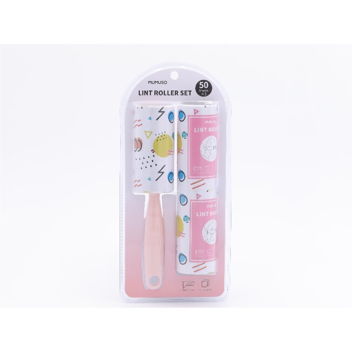 household-goods/cleaning/mumuso-lint-roller-set-pink