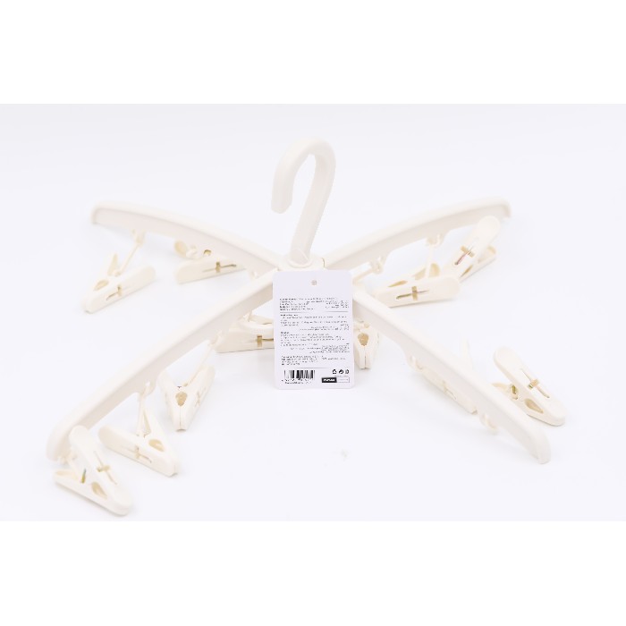 household-goods/laundry-ironing-accessories/mumuso-multifunctional-clothes-drying-rack-12-clipsbeige
