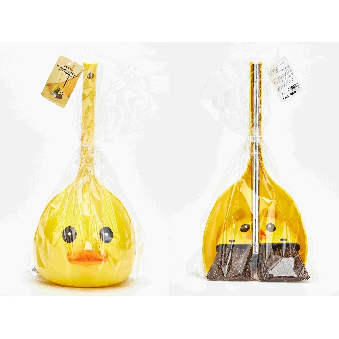 household-goods/cleaning/mumuso-broom-and-dustpan-set-with-long-handle-cartoon-duckyellow