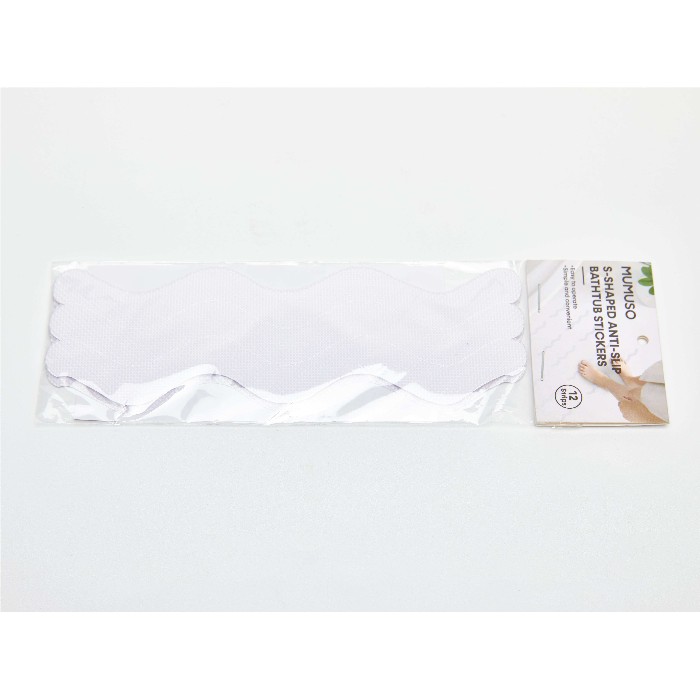 bathrooms/bathroom-accessories/mumuso-s-shaped-anti-slip-bathtub-stickers-12-strips