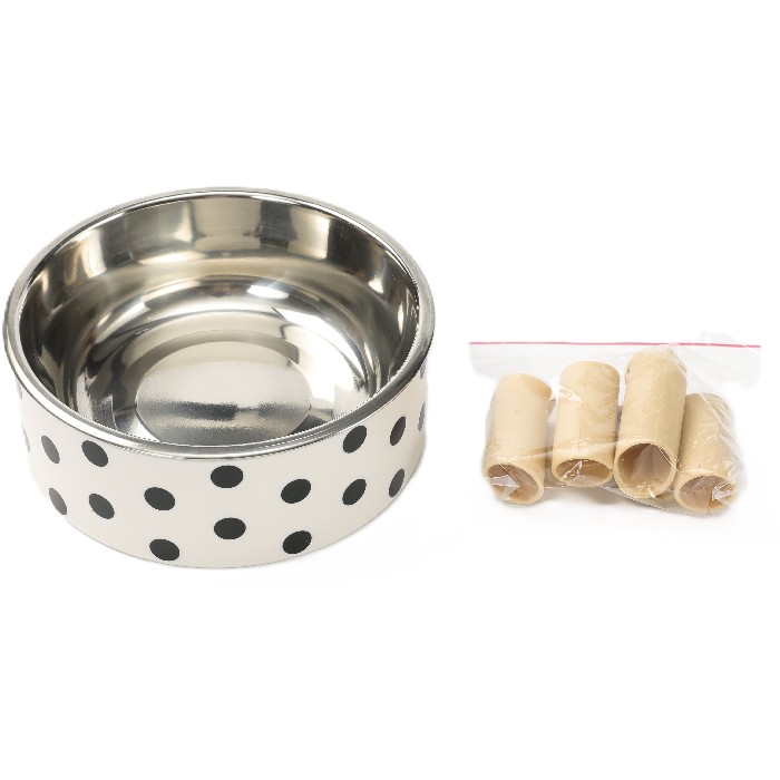 other/pet-care-accessories/mumuso-polka-dot-pet-bowl